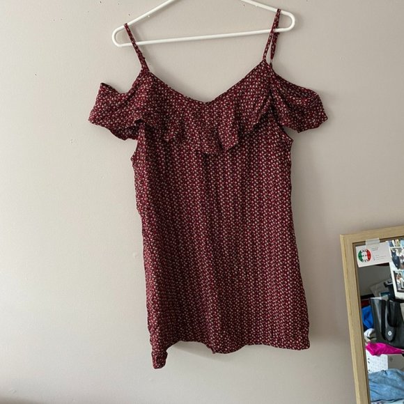 Red Floral Sundress - Picture 1 of 2